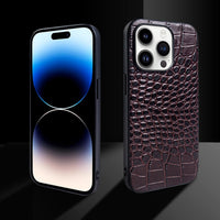 Premium Leather Business Case For iPhone 14 13 12 series