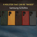 Premium Leather Retro Case For Samsung Galaxy S23 S22 S21 series