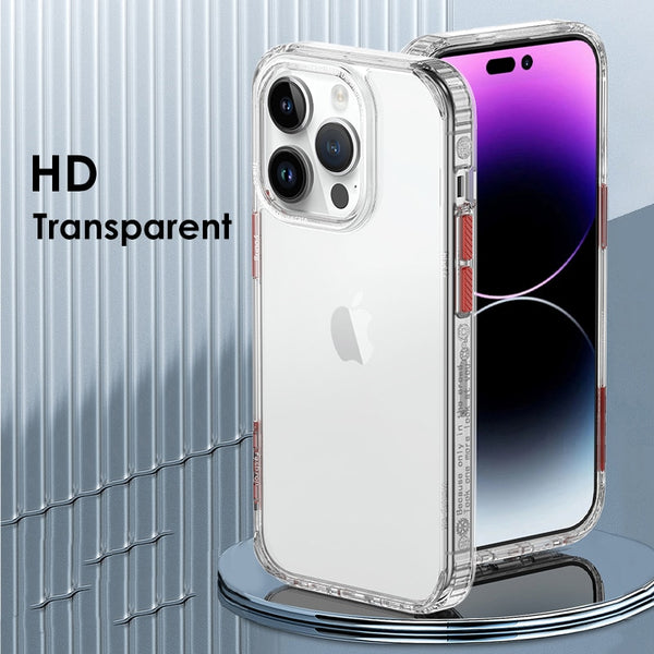 HD Transparent Shockproof Case For iPhone 14 13 series