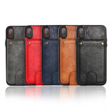 Brand New Design Flip Leather Back Case for iphone X 8 7 6