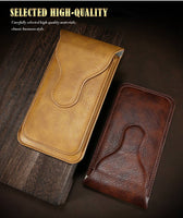 Universal Leather Flip Phone Bag Case For iPhone X 8 7 6 Plus
