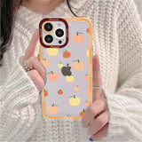 Pumpkin Fall Leaf Case for iPhone 14 13 12 series