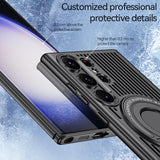 Heat Dissipation Cooling Magnetic Wireless Charging Case With Stand Holder For Samsung Galaxy S23 series