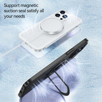 Heat Dissipation Cooling Magnetic Wireless Charging Case With Stand Holder For iPhone 14 13 12 series