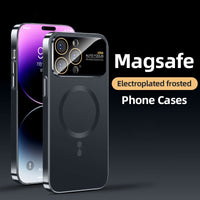 High Quality Matte Hard Magsafe Magnetic Camera Lens Full Protection Acrylic Case For iPhone 14 13 12 series