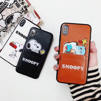Snoopys phone case for iPhone X XR XS Max 6 6S 7 8 Plus