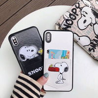 Snoopys phone case for iPhone X XR XS Max 6 6S 7 8 Plus