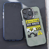 Hot Off Trendy White Arrow Clear Silicone Case For iPhone 15 14 13 12 series