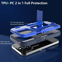 Hybrid Hard PC Kickstand Drop Protection Case For iPhone 15 14 13 12 series