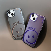 Cute Smiling Face Soft TPU Case For iPhone 14 13 12 series