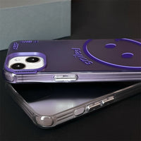 Cute Smiling Face Soft TPU Case For iPhone 14 13 12 series