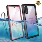 360 Full IP68 Waterproof Protection Case For Samsung Note 10