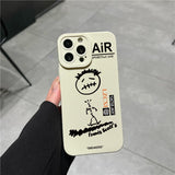 Skateboard Graffiti Cactusjack Silicone Case For iPhone 14 13 12 series