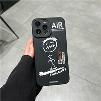 Skateboard Graffiti Cactusjack Silicone Case For iPhone 14 13 12 series