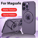 Invisible Holder Magsafe Magnetic Wireless Charging Case For iPhone 14 13 series
