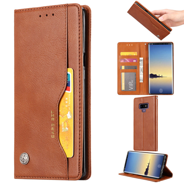 Samsung Galaxy Note 9 Case Wallet With Multi Card Holder Kickstand