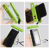 KEYSION Waterproof Bag With Luminous Underwater Pouch Phone Case For iPhone X 8 8 Plus 7 7P 6 6s  For Samsung Galaxy S8 S7 Note8