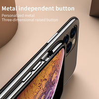 HD Tempered Glass Magnet Drop Protection Case For iPhone 11 Series