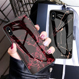 Granite Stone Marble Case For iPhone X XS Max XR XS 6 6S 7 8 Plus