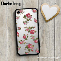 Colorful Floral Dried Flower Phone Case For iPhone 7 8 6 6s Plus 5s SE X