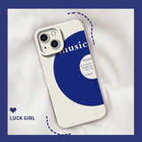 Klein Blue Oil Paint Solid Color Shockproof Soft Case For iPhone 14 13 12 series