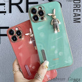 Diamond Rabbit Camera Lens Protect Case For iPhone 14 13 12 series