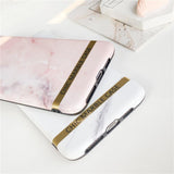 Fashion Glossy Gold Bar Texture Marble High quality Soft IMD Case for iphone 11 Series