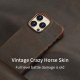 Premium Leather Business Case for iPhone 15 series