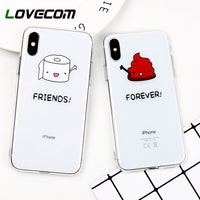 Cartoon Funny Case For Apple iPhone X 8 7 6