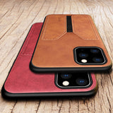 Elastic Card Slot Anti Fall Leather Case Cover For Iphone 11 Pro Max X Xr Xs Max