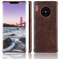 Leather Case Hard Matte Back Cover Coque Bumper for Huawei Mate 30 Pro 5G 20 Lite Pro