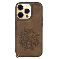 Leather Flip Wallet Case for iPhone 14 13 12 series