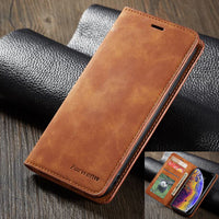 Leather Flip Card Slot Coque Case For iphone XS XS Max XR