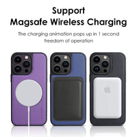 Leather Magnetic MagSafe Wireless Charging Case For iPhone 14 series