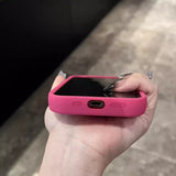 Solid Color Liquid Silicone Case for iPhone 15 14 13 12 series