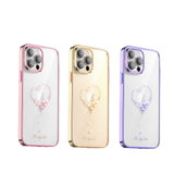 Love Heart Clear Case for iPhone 14 series