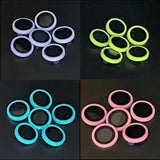 Luminous Lens Protector Ceramic Ring Tempered Glass Camera Case for Samsung Galaxy S23 series