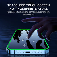 Luminous Anti Glare Anti Peep Tempered Glass Screen Protector for iPhone 14 13 12 11 series