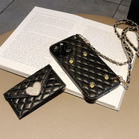 Leather Crossbody Bag Case For iPhone 14 13 12 series