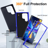 Luxury 360 Full Protection Armor Military Bumper Shockproof Case For Samsung Galaxy S23 S22 Ultra Plus