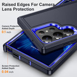 Luxury 360 Full Protection Armor Military Bumper Shockproof Case For Samsung Galaxy S23 S22 Ultra Plus