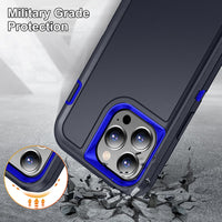 Luxury 360 Full Protection Shockproof Armor Military Bumper Case For iPhone 14 13 12 series