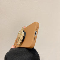 3D Electroplated Metal Holder Stand Case for iPhone 14 13 12 series