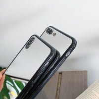 Luxury Acrylic Mirror Case Soft Silicone Edge Cover For iPhone11 Pro Max