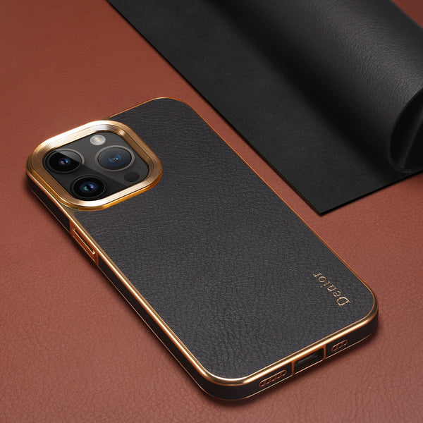 Luxury leather bumper iPhone 12 Pro