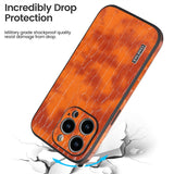 Luxury Leather Soft Form Textured Shockproof Case For iPhone 14 13 12 series