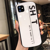 Luxury Drop Proof Mirror Soft TPU Glass Back Cover Case for iPhone 11 Series