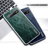 Luxury Genuine Leather High Quality Protection Back Cover for Samsung Galaxy S10 Note 10 Plus