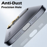 Luxury Glass Camera Lens Protection Matte Shockproof Bumper Hard Case For iPhone 14 13 12 series