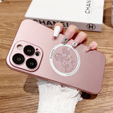 Luxury Glitter Diamond Magnetic Wireless Charging Case For iPhone 14 13 12 series